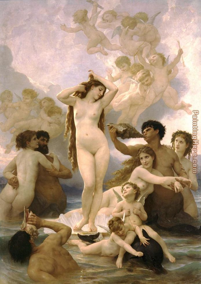 William Bouguereau Birth of Venus